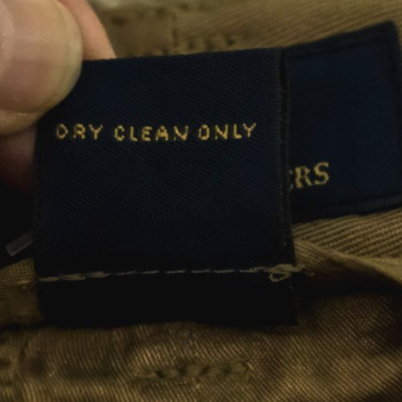 Brooks Brothers Size 8 Tan Beige Button Zip Full Length Lined Wool Dress Pants - Picture 6 of 7